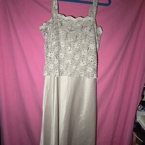 Lace Ivory Evening Dress